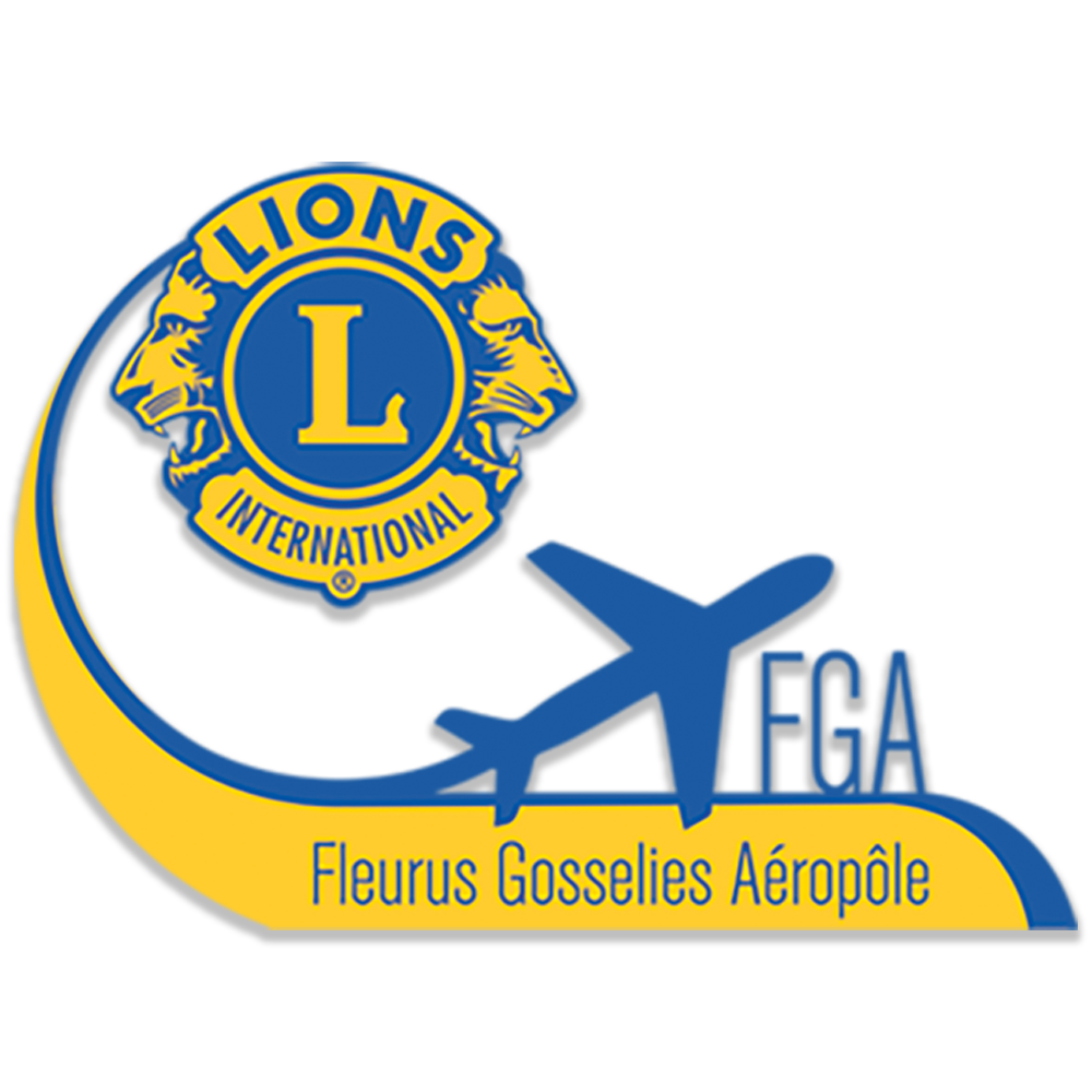 Logo du Lions club fleurus gosselies aéropôle