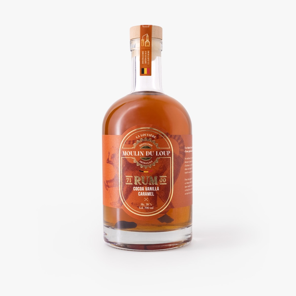 Moulin du Loup Rhum Cacao/Vanille/Caramel 50cl