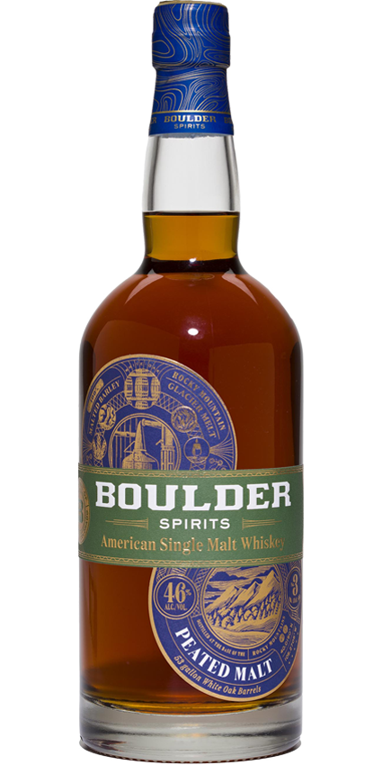 [A002293] Boulder Spirits American Single Malt Peated Whisky 70cl