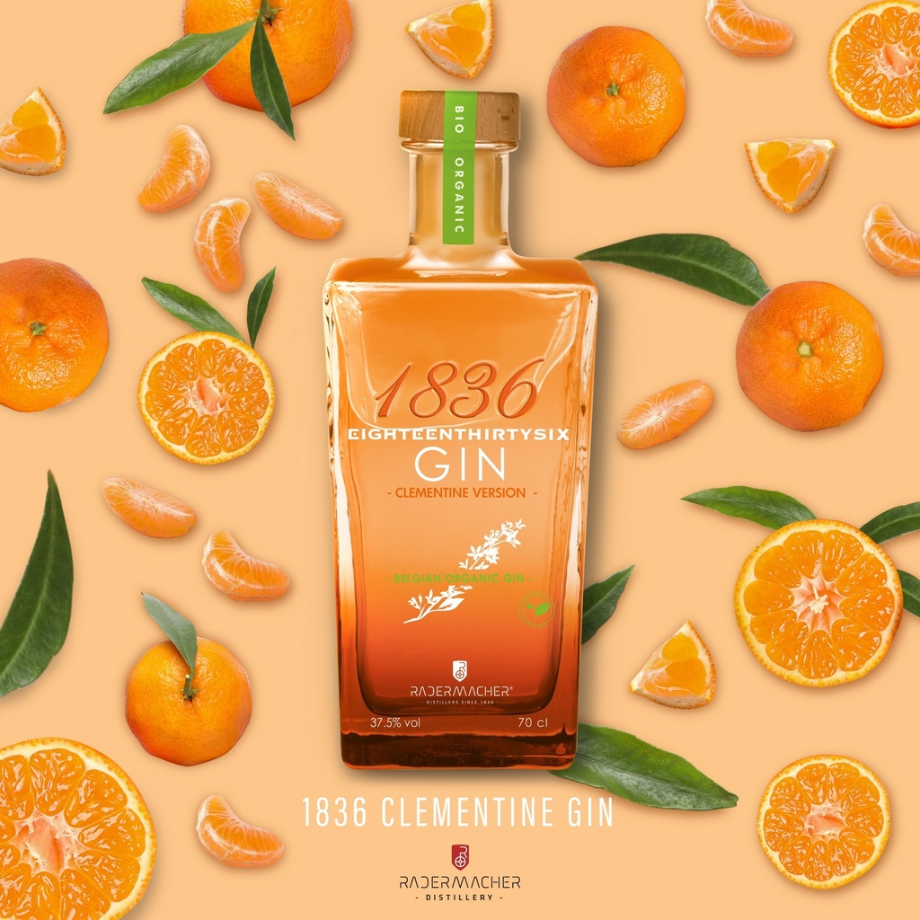 [A001375] 1836 Organic Gin Clementine 70cl