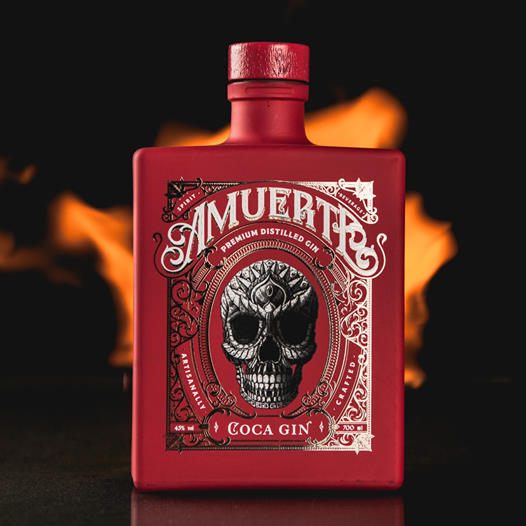 [A001267] Amuerte Coca Leaf Gin Red Edition 70cl