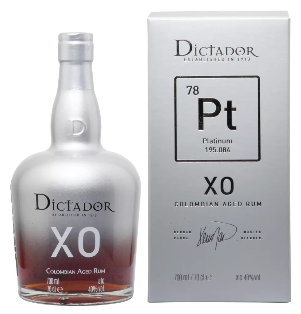 [A002814] Dictador XO Pt 78 Platinum Colombian Aged Rum 40° 70cl
