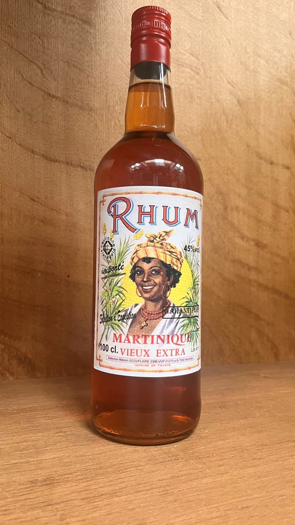 [A000103] Scouflaire - Rhum de Martinique Brun Grand Fond Galion 54° 1L