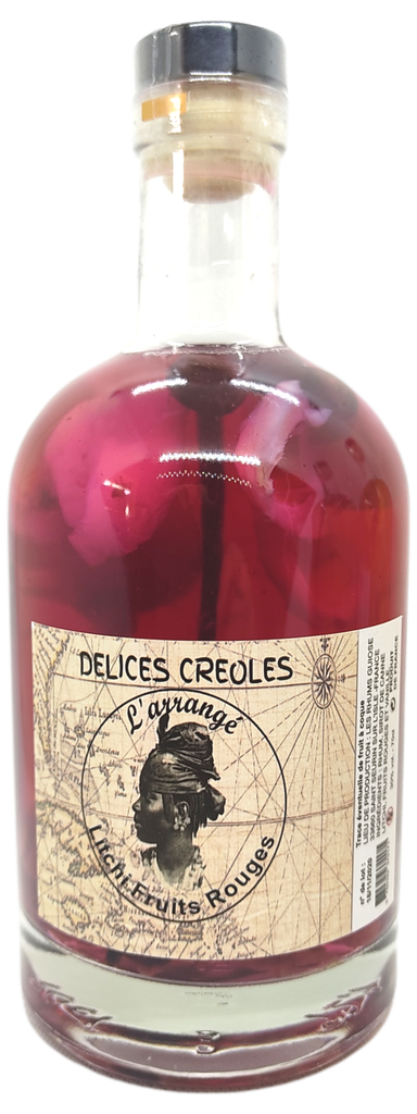 [A001899] Rhum Guiose Litchi/Fruits rouge 70cl