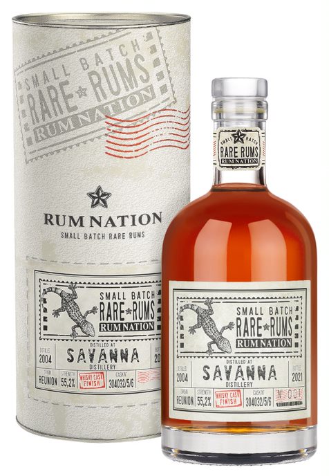 [A001560] Rum Nation Rare Savanna 2004 2021 Whisky Cask Finish 70cl