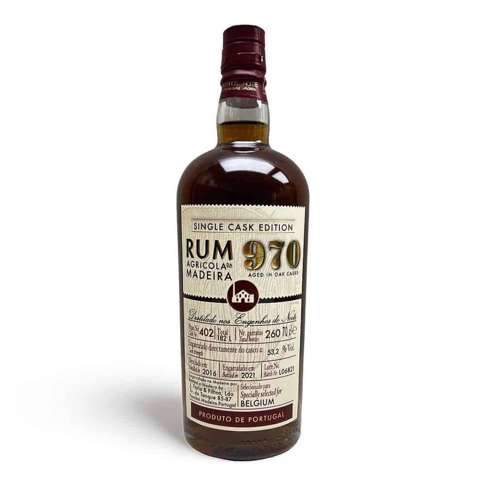 [A001752] Engenhos Do Norte Rum 970, Single cask 402 2016 emb 2021 special for Belgium 53.2° 70cl