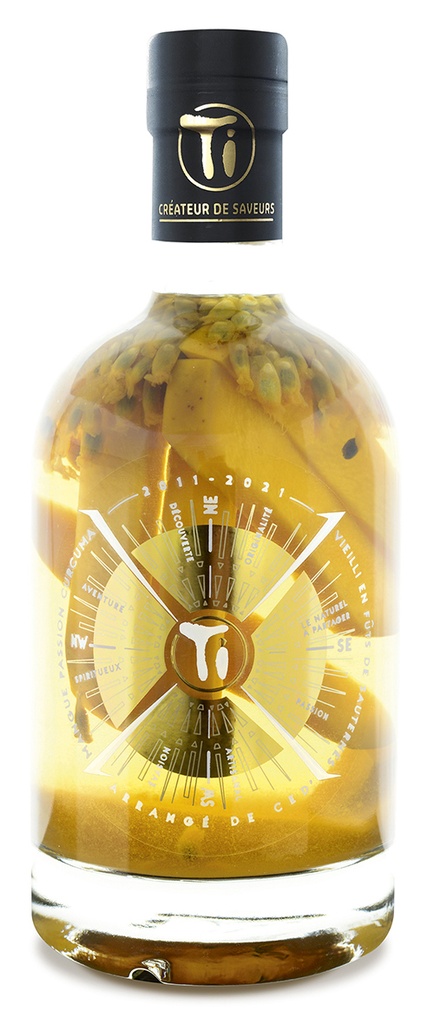 Arrangé de Ced Ti Mangue passion curcuma Recette Anniversaire 10 ans 70cl