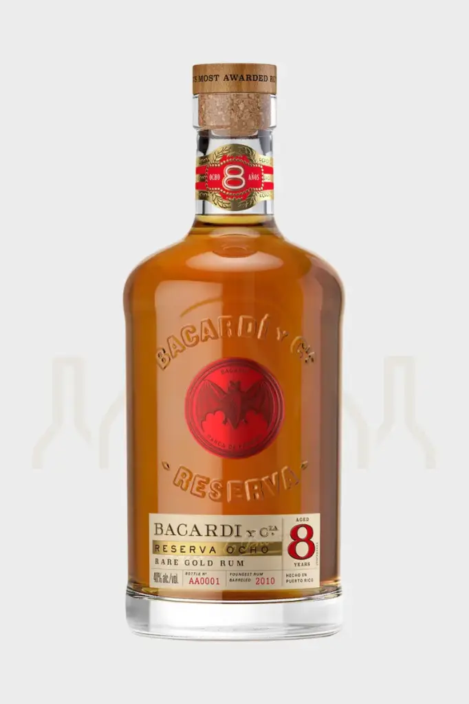[A002905] Bacardi Reserva 8ans Ocho Sevilian Cask 70cl