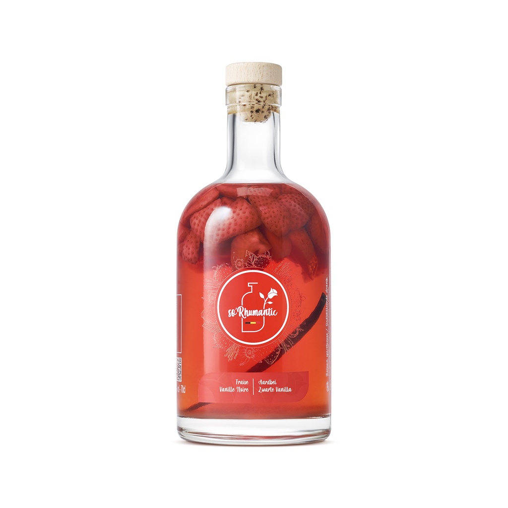 So'Rhumantic Trio de fraises Belge/Vanille Noire AOC 70cl
