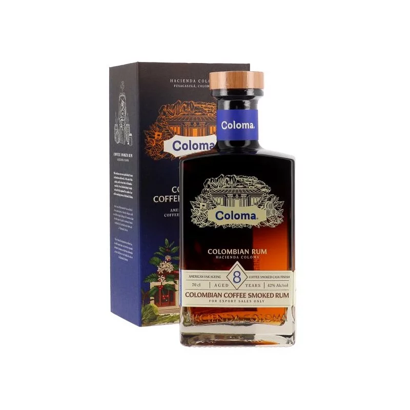 Coloma 8 ans Coffee Smoked 70cl