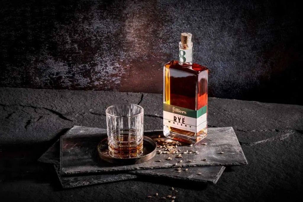 Filliers Single Rye Whisky 8Y 70cl