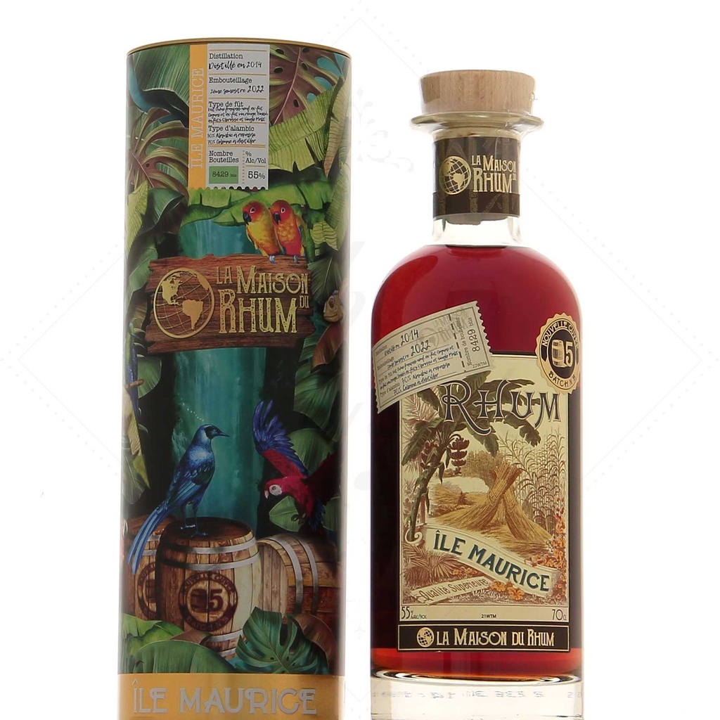[A002101] La Maison du Rhum Île Maurice Batch 5 70cl