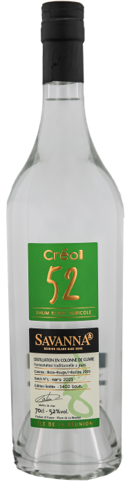 [A003039] Savanna Créol 52 % Batch 3 70cl