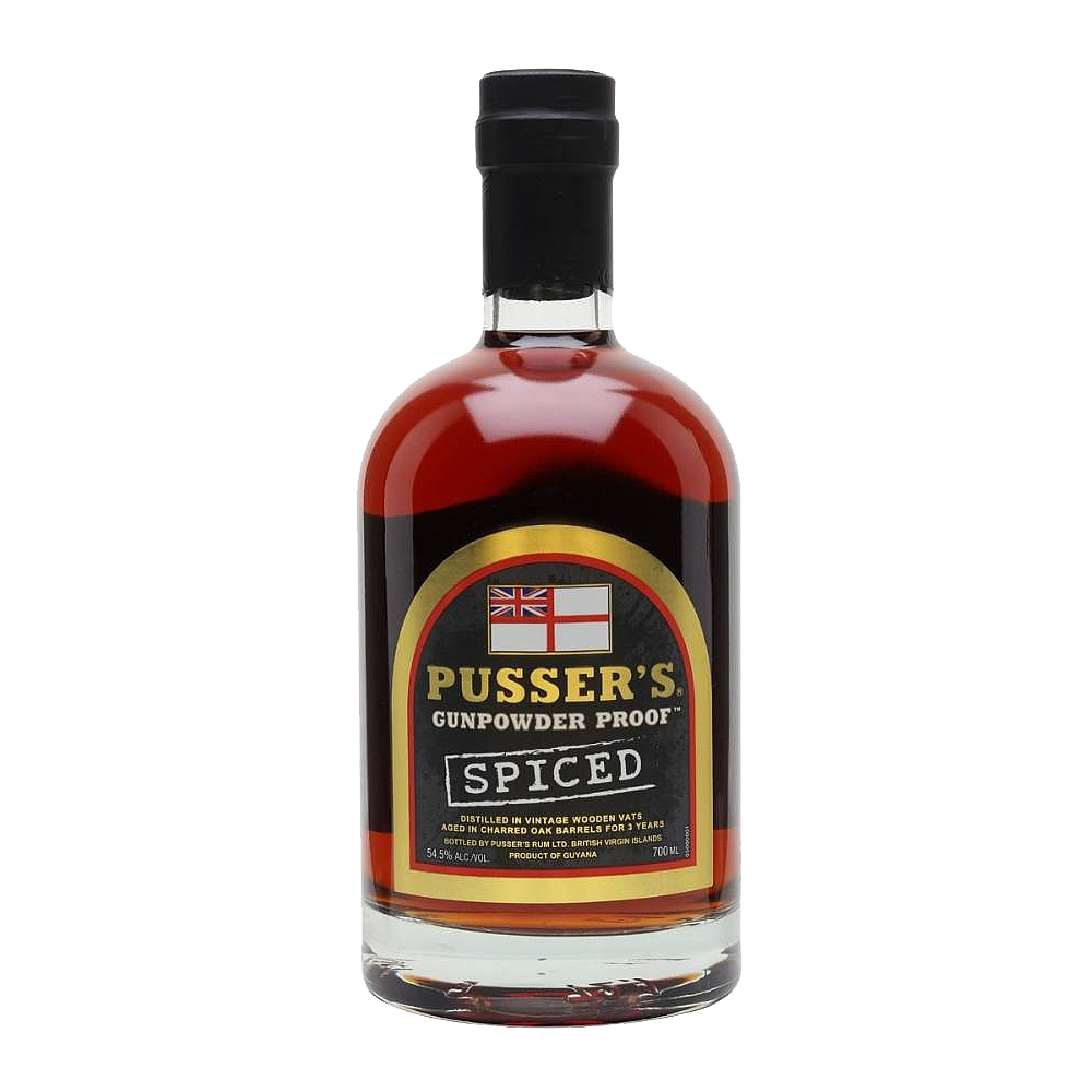 [A002396] Pusser's Rum Gunpowder Spiced  - 54.5 % 70cl