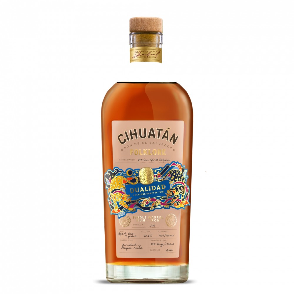 [A002375] Cihuatan Folklore Folklore Dualidad 17Y A380 Ceiba Wood Finish 70cl