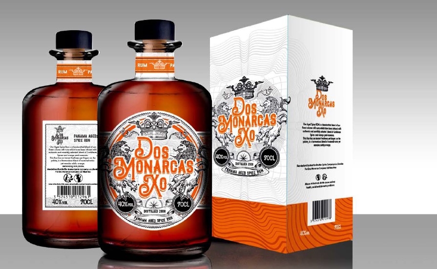 [A002325] Dos Monarcas X.O. Spiced Rum 70cl