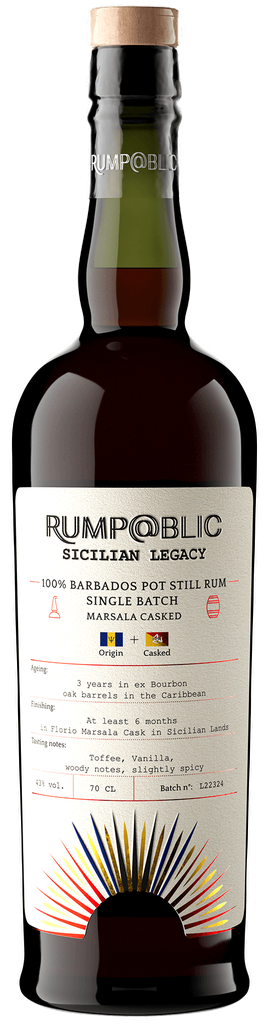 [A002460] Rump@blic single batch Barbados pot still 70cl