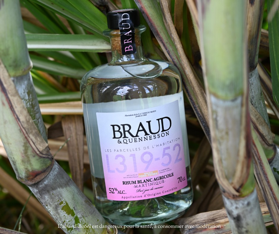 Braud & Quennesson Rhum Blanc Parcellaire L319-52 70cl