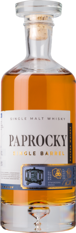 [A002291] Paprocky Single Barrel Whisky 70cl