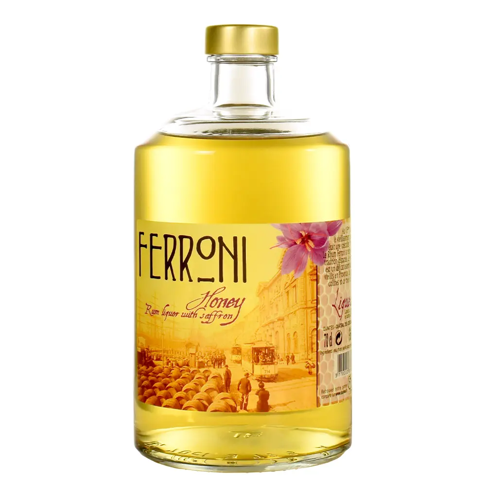 [A002598] Ferroni Honey Rum 70cl