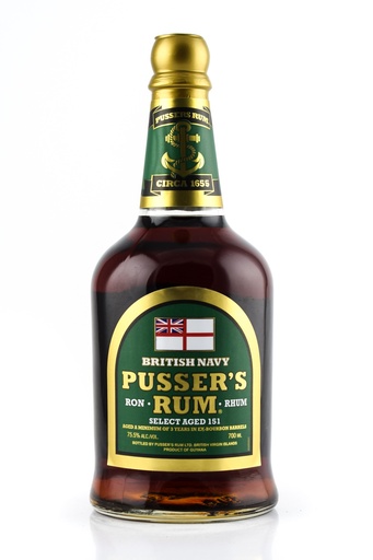 Pusser's Rum Select 151 - 75.5 % 70cl